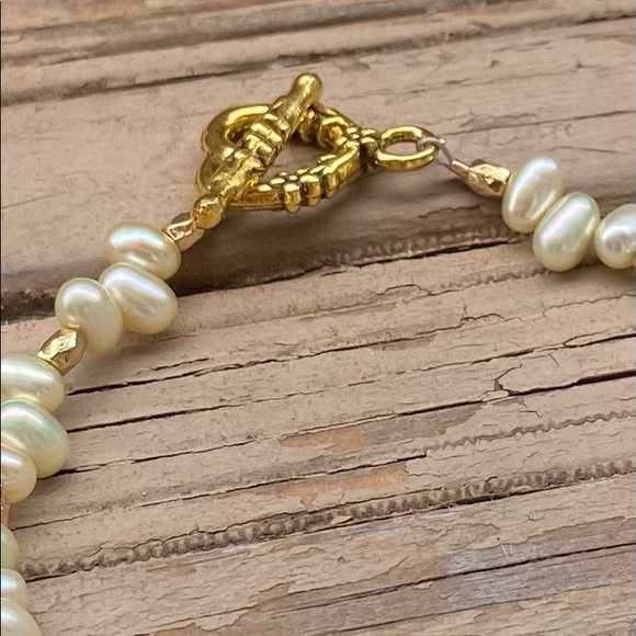Bracelet handcrafted with freshwater pearls - Picture 3 of 3